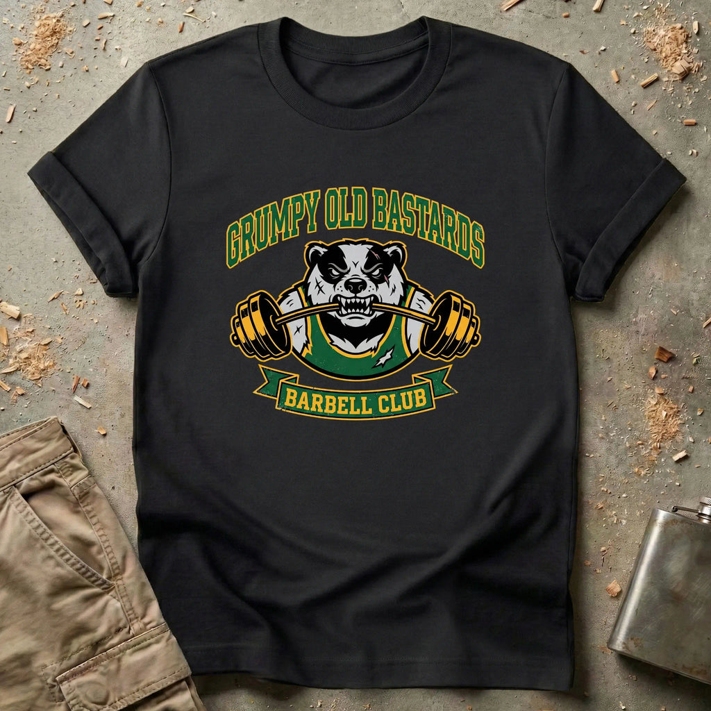 Grumpy Old Bastards Barbell Club T-Shirt