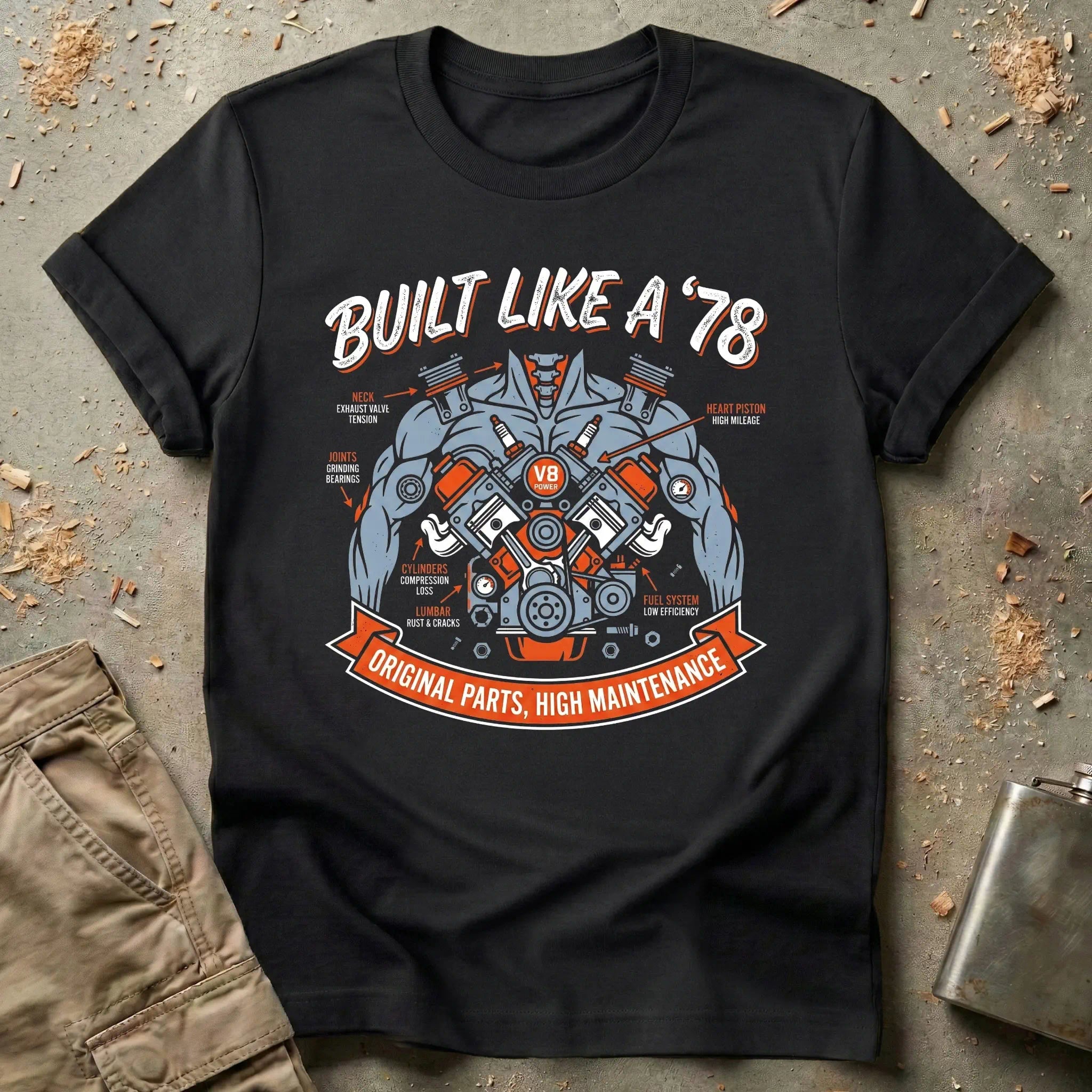 Built Like A '78 Original Parts T-Shirt