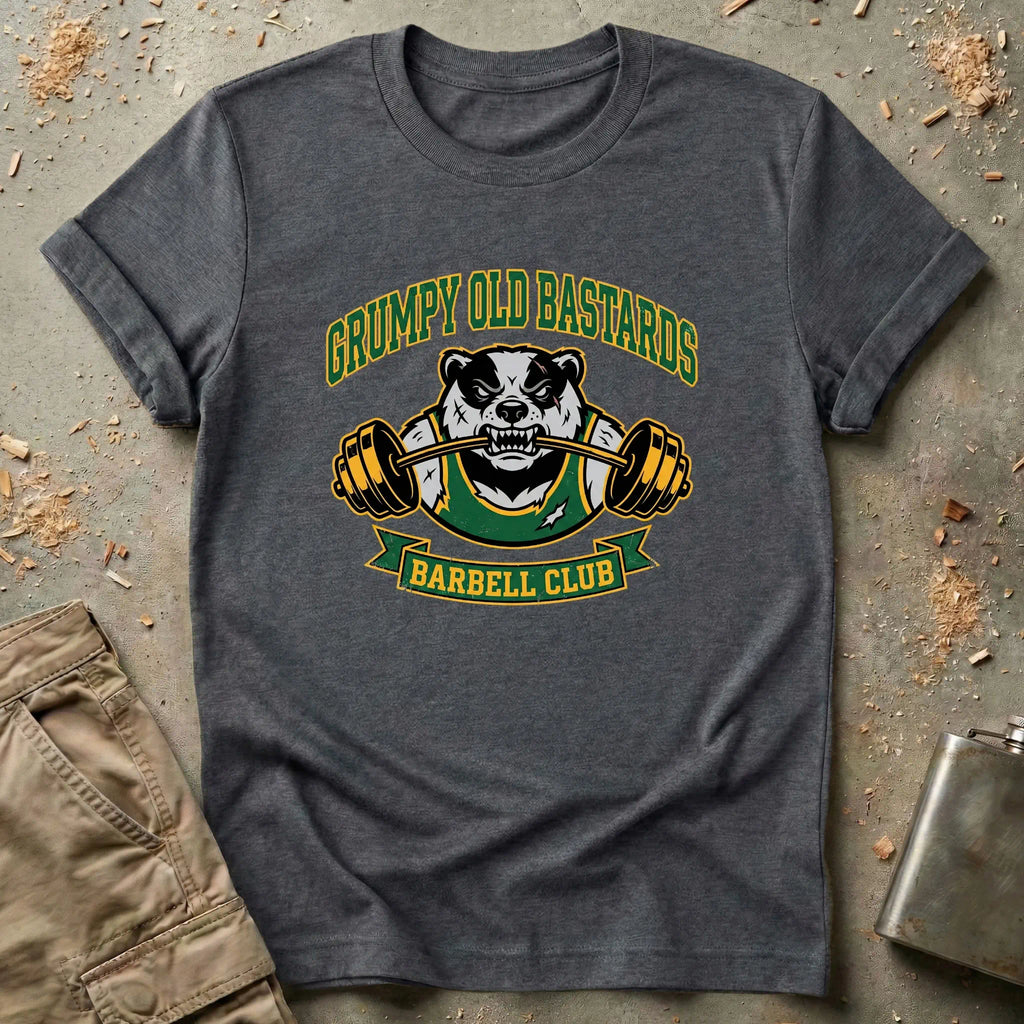Grumpy Old Bastards Barbell Club T-Shirt