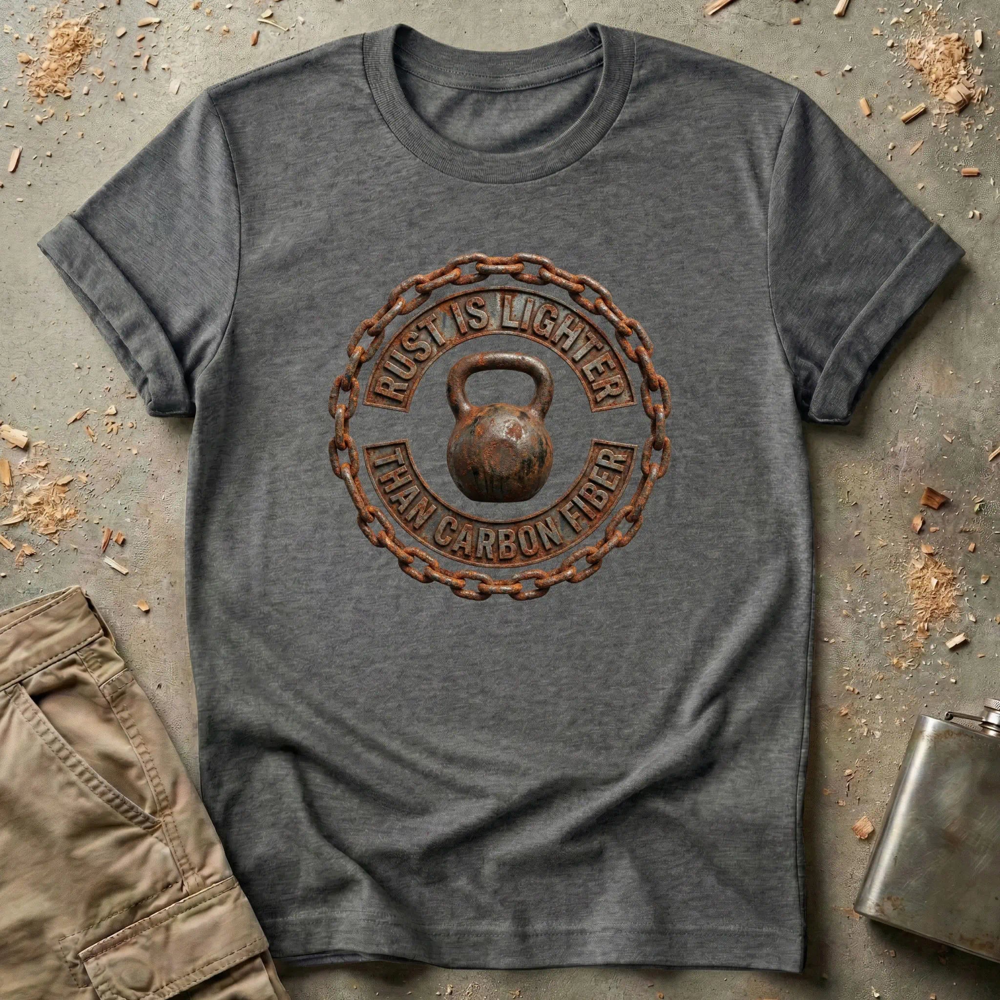 Rust is Lighter Than Carbon Fiber T-Shirt