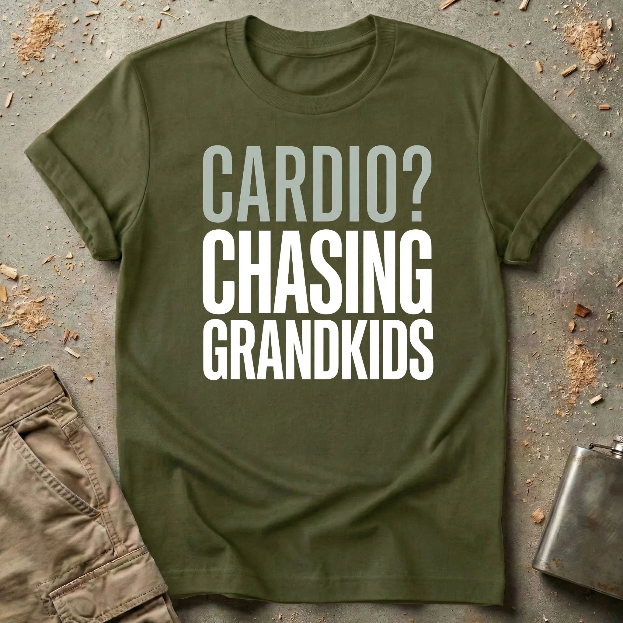 Cardio? Chasing Grandkids T-Shirt