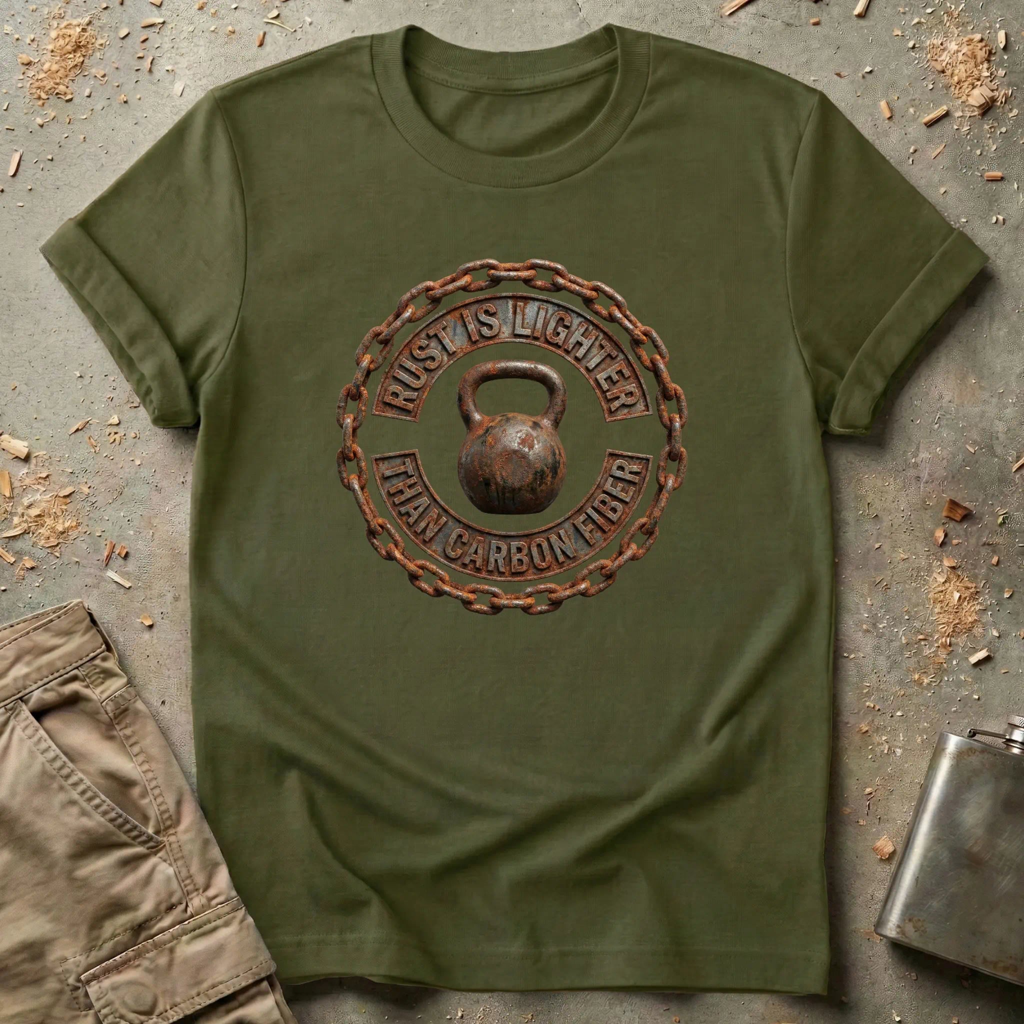 Rust is Lighter Than Carbon Fiber T-Shirt