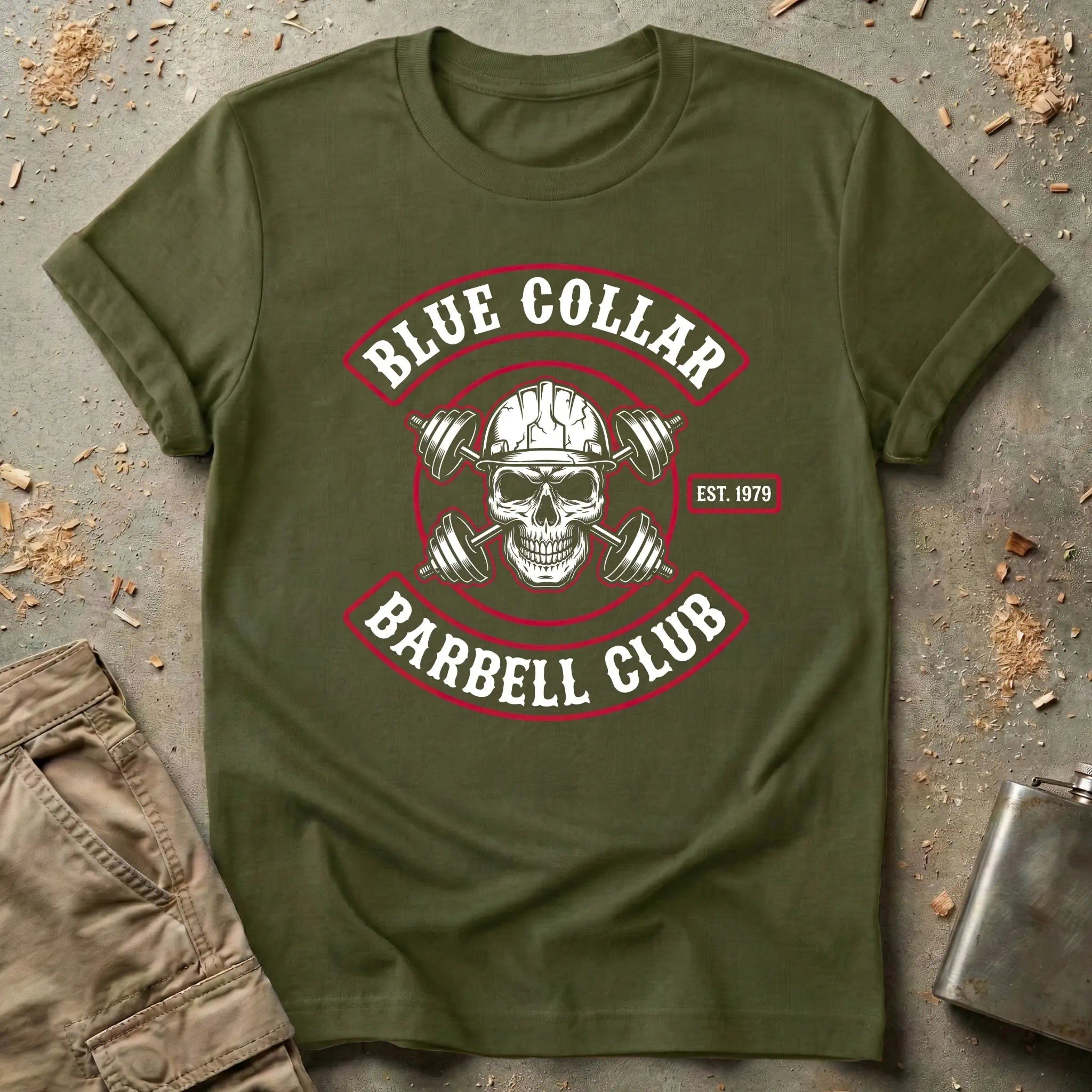 Blue Collar Barbell Club T-Shirt