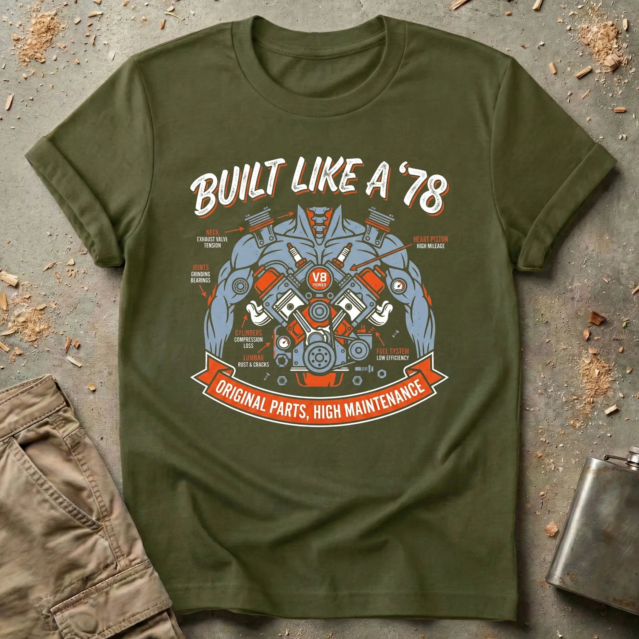 Built Like A '78 Original Parts T-Shirt