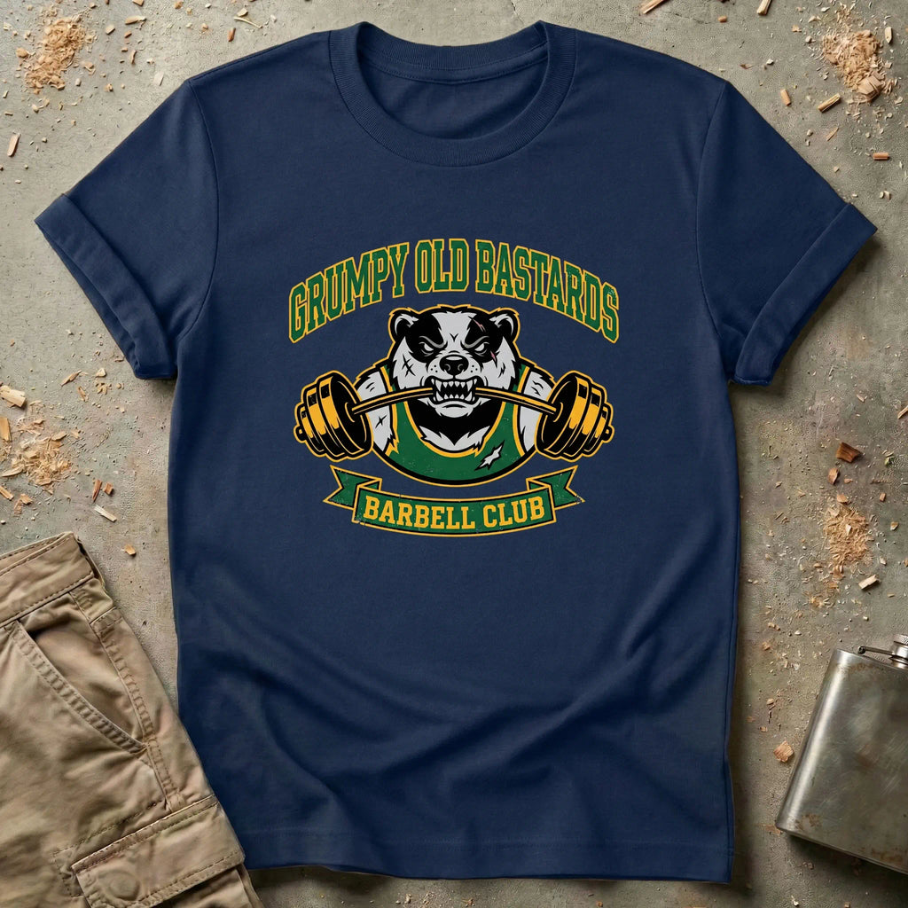 Grumpy Old Bastards Barbell Club T-Shirt